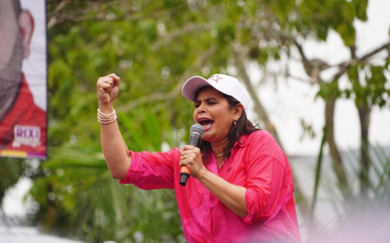 Rixi Moncada enfrenta escándalo internacional en su campaña electoral en Honduras